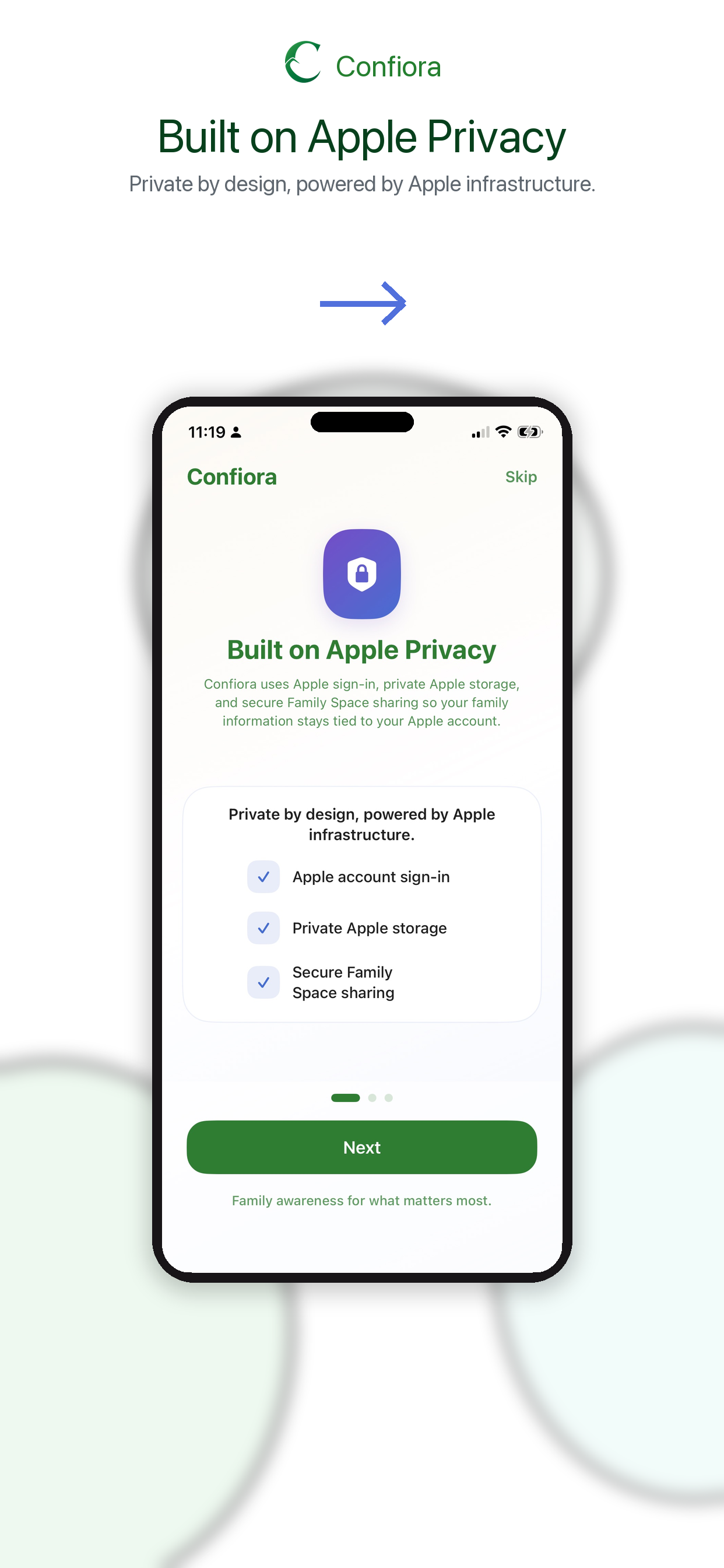 Built on Apple Privacy app screenshot